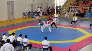 Chung kết đối kháng 45kg Nam THCS giải Taekwondo HKPĐ TPHCM VĐV Củ Chi giáp xanh giành HCV [upl. by Dyolf]