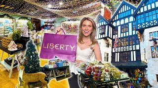 Christmas At The Finest Luxury Shop In The UK  Liberty of London [upl. by Ardnohsed447]