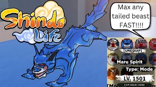 FASTEST way to get levels for your gen 3 tailed beast [upl. by Ecyle]