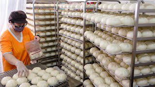 Chinese Steamed Pork Bun amp Cabbage Bun Mass Production  三星蔥肉包 高麗菜包  Taiwan Street Food [upl. by Alabaster]