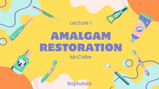 Amalgam Cavity design lecture 5 [upl. by Hama198]