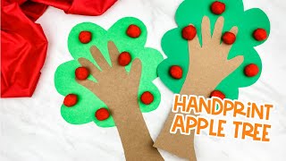 Handprint Apple Tree Craft [upl. by Dill]