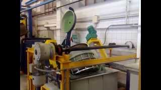 Automatic Centrifugal Galvanizing Line ROUSSELET ROBATEL [upl. by Ydnyl334]