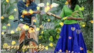 porale annakodi whatsapp status manasara mogam patha lyrics [upl. by Tyika245]