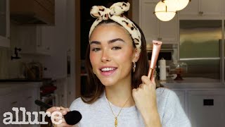 Madison Beers 10 Minute Beauty Routine for a Glowy Blush Look  Allure [upl. by Enyedy991]