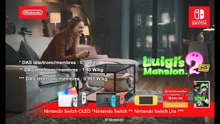 PUB TV FR 📺 Luigis Mansion 2 HD 2024 [upl. by Ainahs]