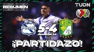 HIGHLIGHTS  Puebla 54 León  AP2023J15  Liga Mx  TUDN [upl. by Niall]