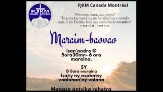 FJKM CANADA Montréal  Mofonaina 15 novembre 2024 [upl. by Silletram598]