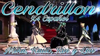 Cendrillon Miku Kaito Len y Rin Español Fusión Mejorado [upl. by Felice]