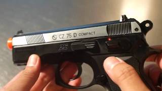 CZ75 CO2 GBB airsoft pistol [upl. by Agemo545]