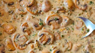 Creamy Mushroom Sauce Recipe [upl. by Ztnarf598]