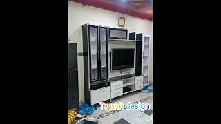 Best tv unit designtv unit design 2024modern tv unit design [upl. by Weider]