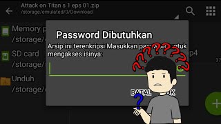 Cara membuka Password di ZArchiver [upl. by Reidid]