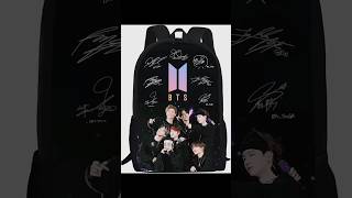 BTS backpack VS Black pink backpack blackpink bts tranding viralvideo greenbackpack [upl. by Merchant21]