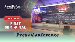 Eurovision Song Contest 2022  First SemiFinal Qualifiers  Press Conference [upl. by Burg963]