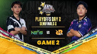 MDL PH S4  POD2  OMGN VS RRQ  GAME 2 [upl. by Heimlich]