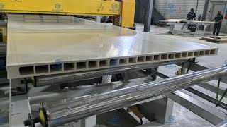 BOGDA PVC door panel making machine [upl. by Alphonsine231]