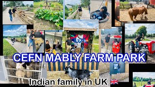 CEFN MABLY FARM PARK 🫰🏻bohot enjoy kiye hum 😍Indian family in Uk 🇬🇧 [upl. by Annohsak]