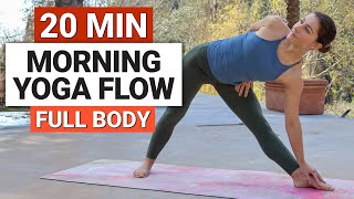 20 Min Morning Yoga Flow  Every Day Full Body Yoga For All Levels [upl. by Lewie194]