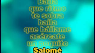 Chayanne  Salomé karaoke letra lyric [upl. by Llennahc]