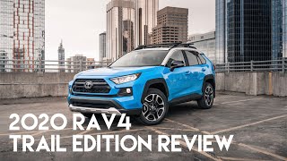 2020 Rav4 Trail Edition Review  Rugged and refined [upl. by Lahcim79]