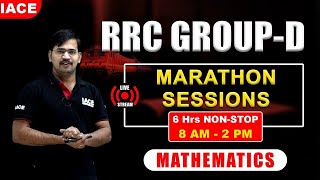 RRC GROUPD LIVE MARATHON SESSION  MATHEMATICS  MOST EXPECTED QUESTIONS  IACE [upl. by Akvir]