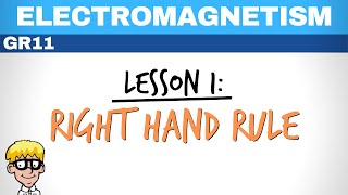 Electromagnetism grade 11 Lesson 1 Right Hand Rule [upl. by Georgena]