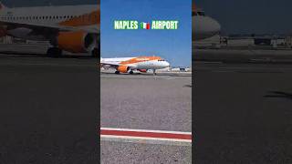 Bus trip from the airport terminal to the Easyjet plane in Naples Airport [upl. by Obellia]