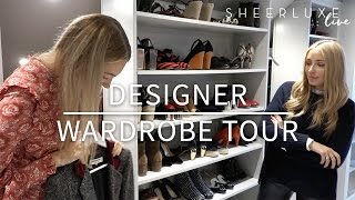 Designer Wardrobe Tour Tips From A Fashion Insider [upl. by Marela]