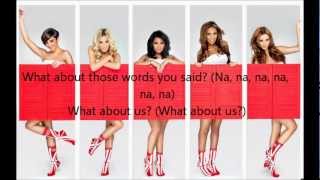 The Saturdays  What about us  lyrics [upl. by Nauh]