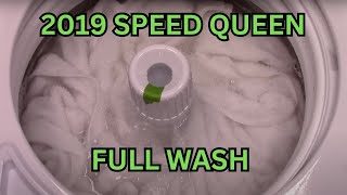 Full Wash 2019 Speed Queen TC5000WN AWN632SP113TW01 HUGE Load of Bath Towels [upl. by Nnairb]