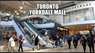 4K 🇨🇦 Yorkdale Shopping Centre Mall Walking Tour  Luxury Mall in Toronto Ontario Canada [upl. by Kcirde]