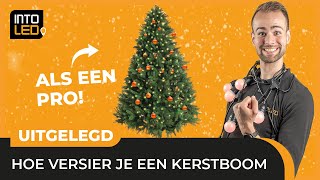 Je Kerstboom versieren als een pro met kerstverlichting [upl. by Derdlim]