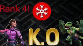 RANK 4 KATE SOLOS NECROPOLIS SAURON  MCOC [upl. by Nyledaj]