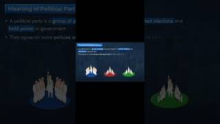 MEANING OF POLITICAL PARTIES ClASS 10 CBSE class10th boardexam sst notes [upl. by Rye]