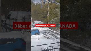 Qui dit début de neige au CANADA dit business de déneigement [upl. by Cardie108]