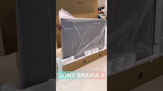 SONY  BRAVIA 8 sony bravia newlunch old shorts youtubeshorts tv review unboxing sony 1k [upl. by Hesta]