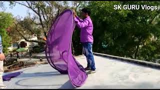 How to fold mosquito net  Machardani fold karna sikhe  मच्छर दानी को फोल्ड करने का सही तरीका [upl. by Socram]