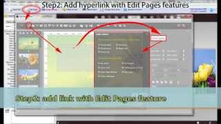 Flip HTML5 Course Add hyperlink into HTML5 flipbook pages [upl. by Aeslahc]