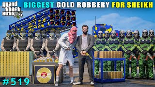 Michael Committed Powerful Robbery For Dubai Sheikh  Gta V Gameplay [upl. by Manolo575]