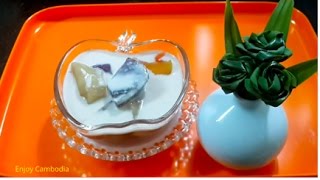 How To Make sweet Yam dessertKhmer Dessert [upl. by Plante]