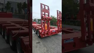 5 Line 10 Axles lowbed trailer lowbed trailer semi trailer trailer lowboytrailer trailers [upl. by Ettigirb601]