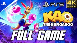 Kao the Kangaroo  Full Game Gameplay Playthrough Longplay 100 PS5 4K [upl. by Zelig]