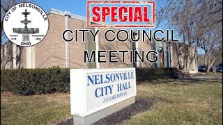 Nelsonville City Council Special Meeting 10072024 [upl. by Alekat]