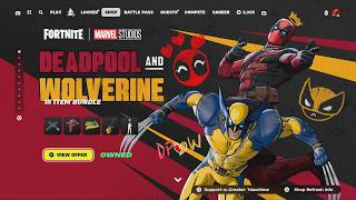 DEADPOOL AND WOLVERINE X FORTNITE Are These NEW Skins Better Than The OG Battle Pass Skins [upl. by Deborah450]