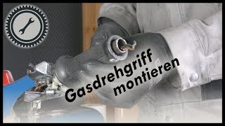 Gasdrehgriff warten und montieren  Vogelserie Schwalbe KR51 SR4 Tutorial [upl. by Audie631]