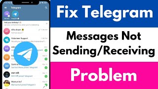 How to Fix Telegram Messages Not Sending or Receiving Problem 2024 [upl. by Hilten893]