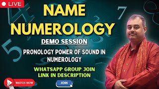 Name Numerology  Pronology Power of Sound in Numerology [upl. by Stesha]