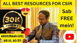 CRACK CSIR CASE 2023 with free Youtube lectures  CSIR RECRUITMENT ASO amp SO 2023 by Anshumaan [upl. by Hassi]