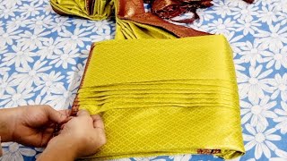 Saree pleats  Best and easy way Saree Folding  PrePleating AND Ironing Method [upl. by Asenab666]